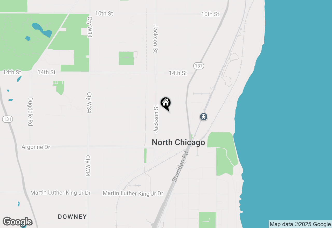 Map of 1639 Victoria Avenue, North Chicago, IL 60064