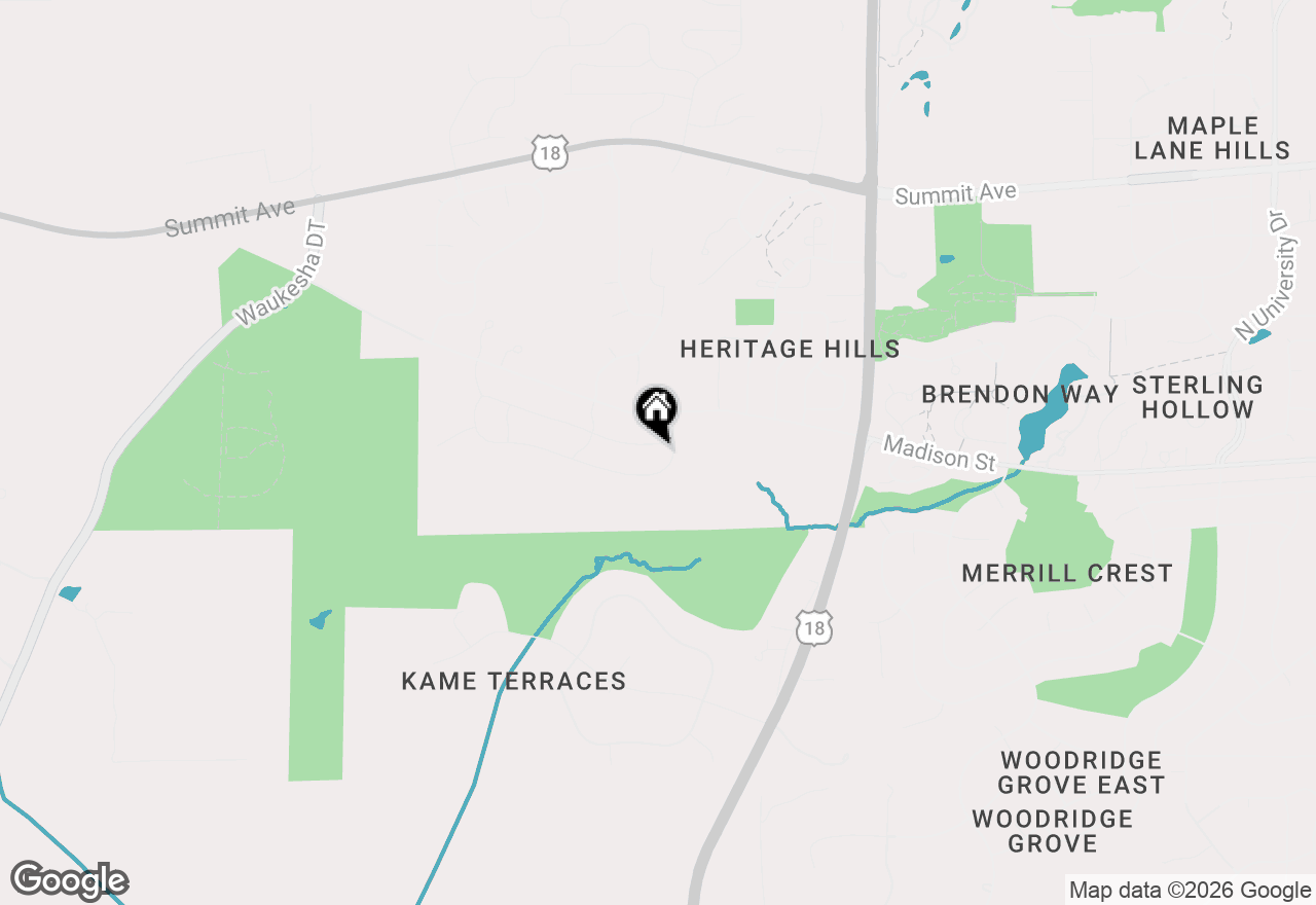 Map of 3513 Olde Howell Rd, Waukesha, WI 53188