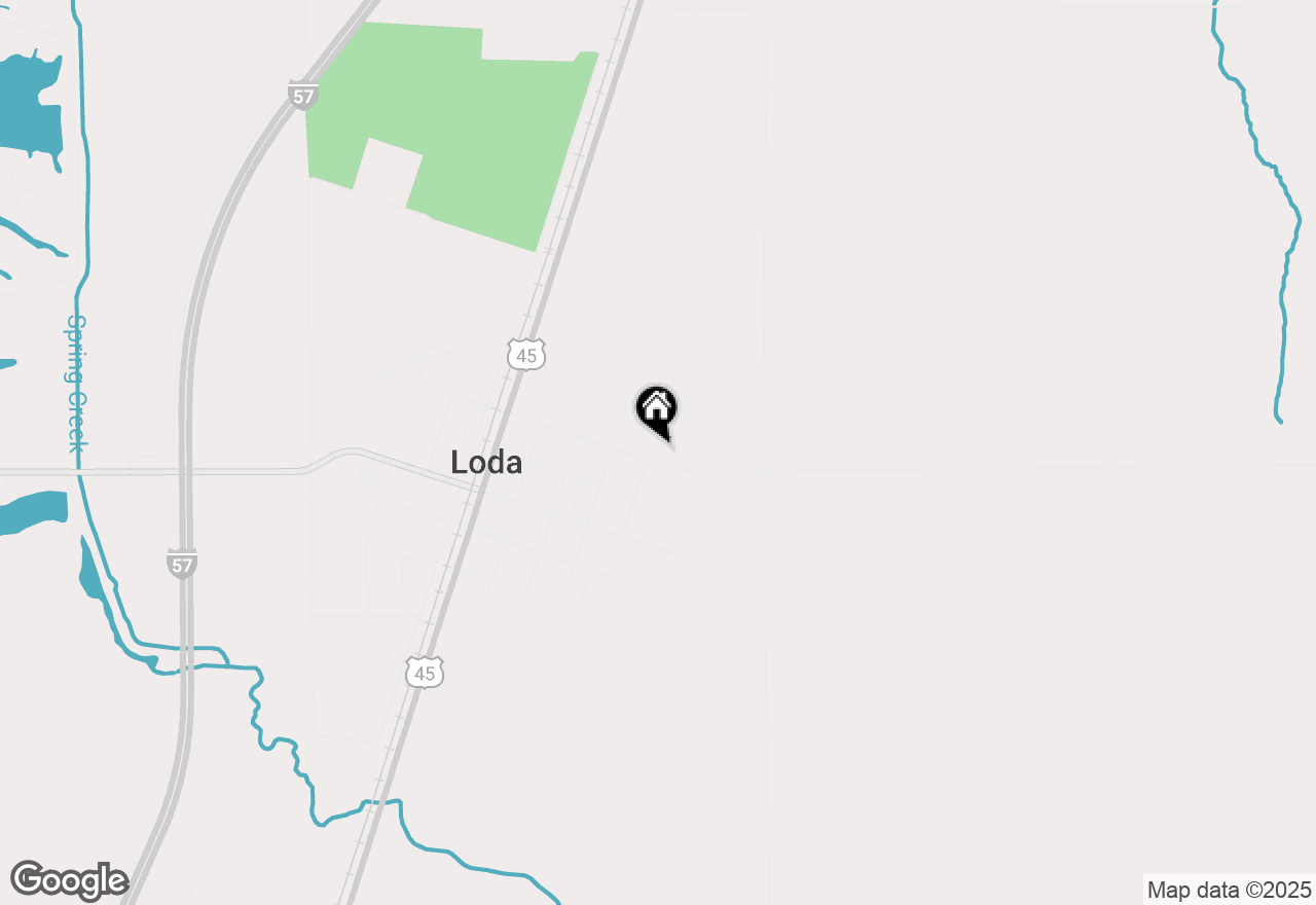 Map of 503 E Jefferson Street, Loda, IL 60948