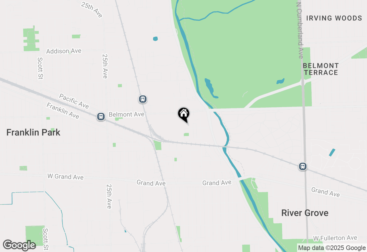 Map of 9112 Walnut Avenue, Franklin Park, IL 60131