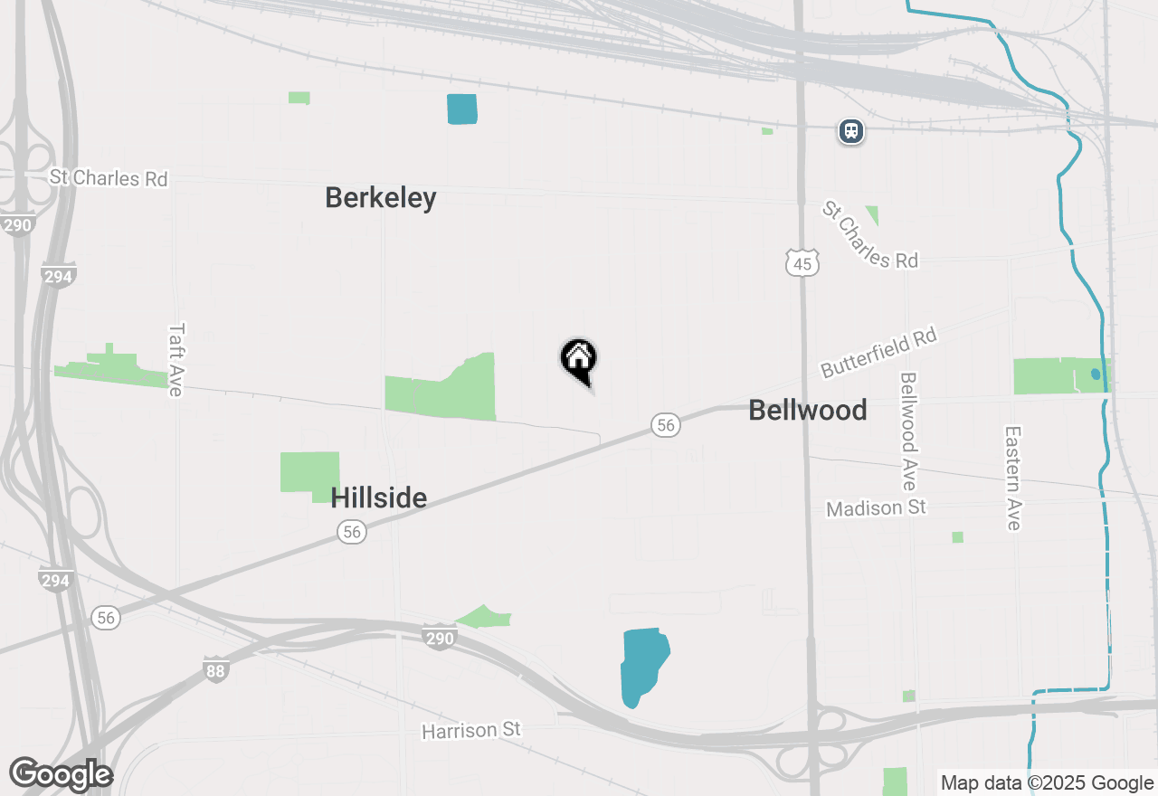 Map of 533 50th Avenue, Bellwood, IL 60104