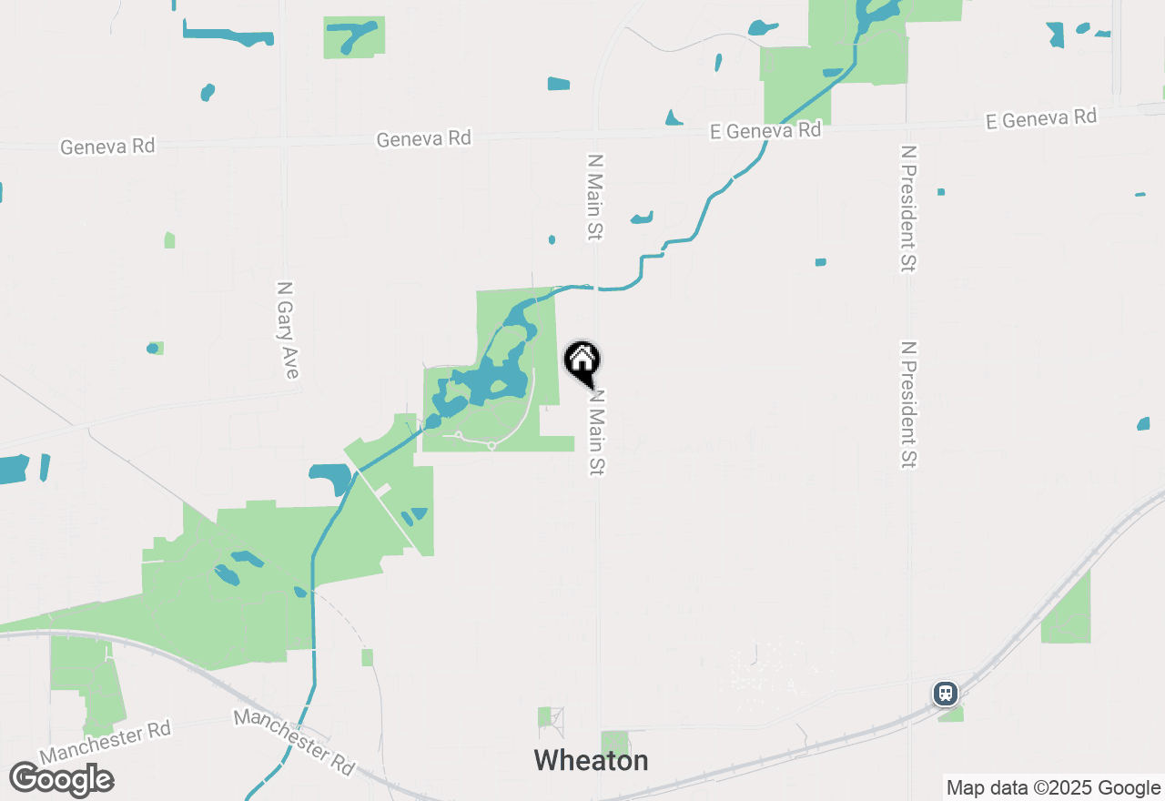 Map of 1340 N Main Street #A19, Wheaton, IL 60187