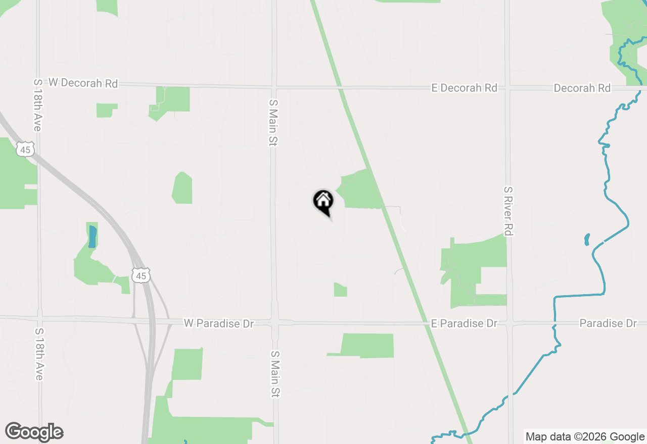 Map of 234 Green Valley Pl, West Bend, WI 53095