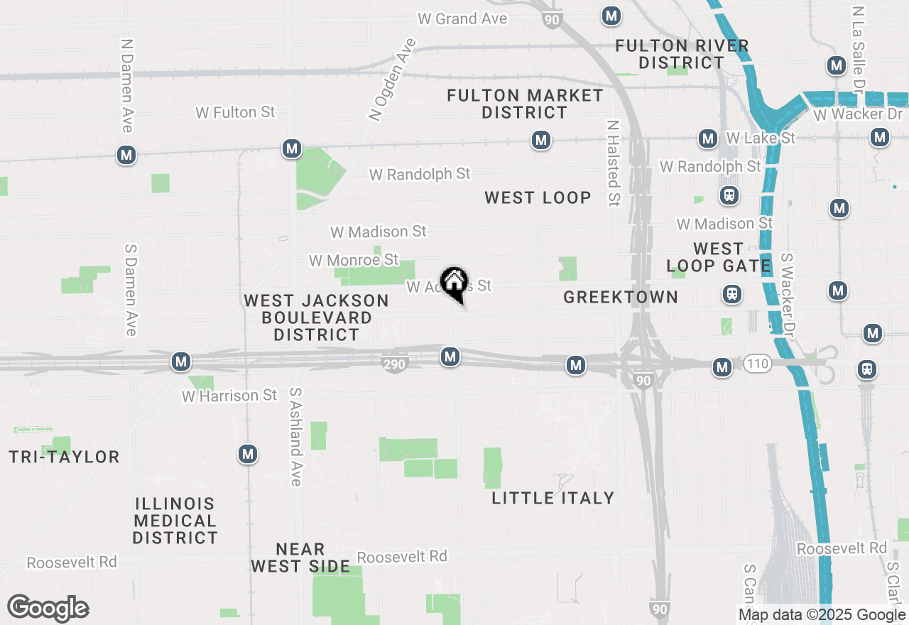Map of 236 S Racine Avenue #603, Chicago, IL 60607