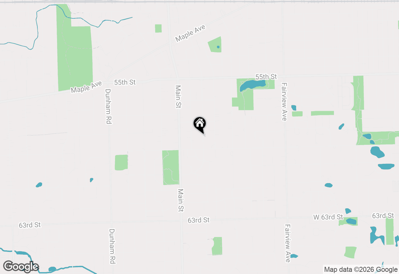 Map of 5810 Washington Street, Downers Grove, IL 60516