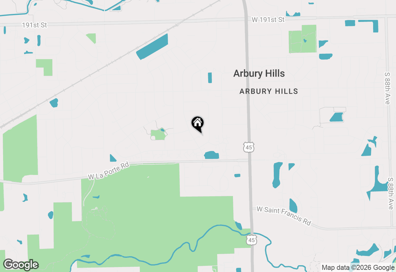 Map of 9860 Stafford Court, Mokena, IL 60448