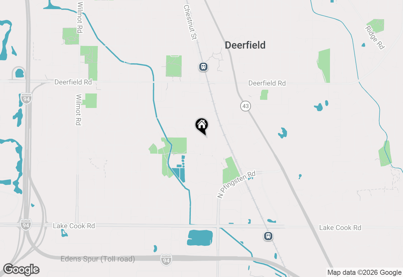 Map of 882 Poplar Lane, Deerfield, IL 60015