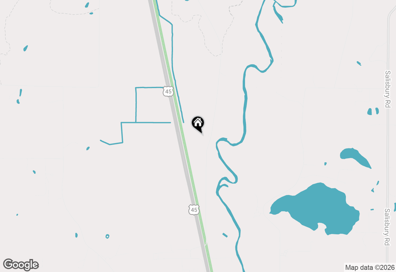 Map of 7973 Sandy Ridge Rd, Kewaskum, WI 53040