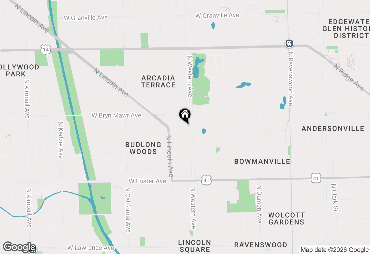 Map of 5515 N Artesian Avenue #1, Chicago, IL 60625