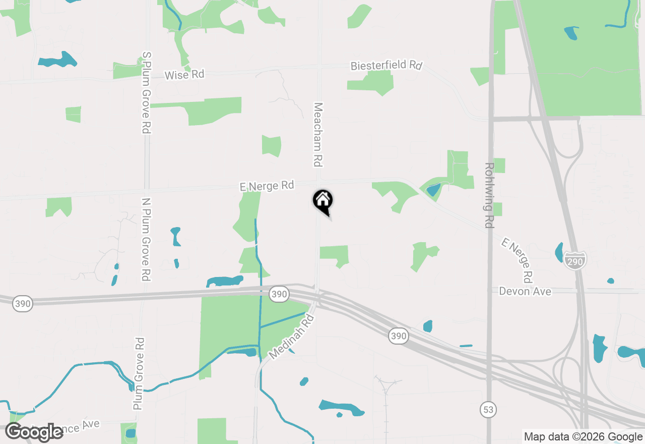 Map of 1503 Haise Lane, Elk Grove Village, IL 60007