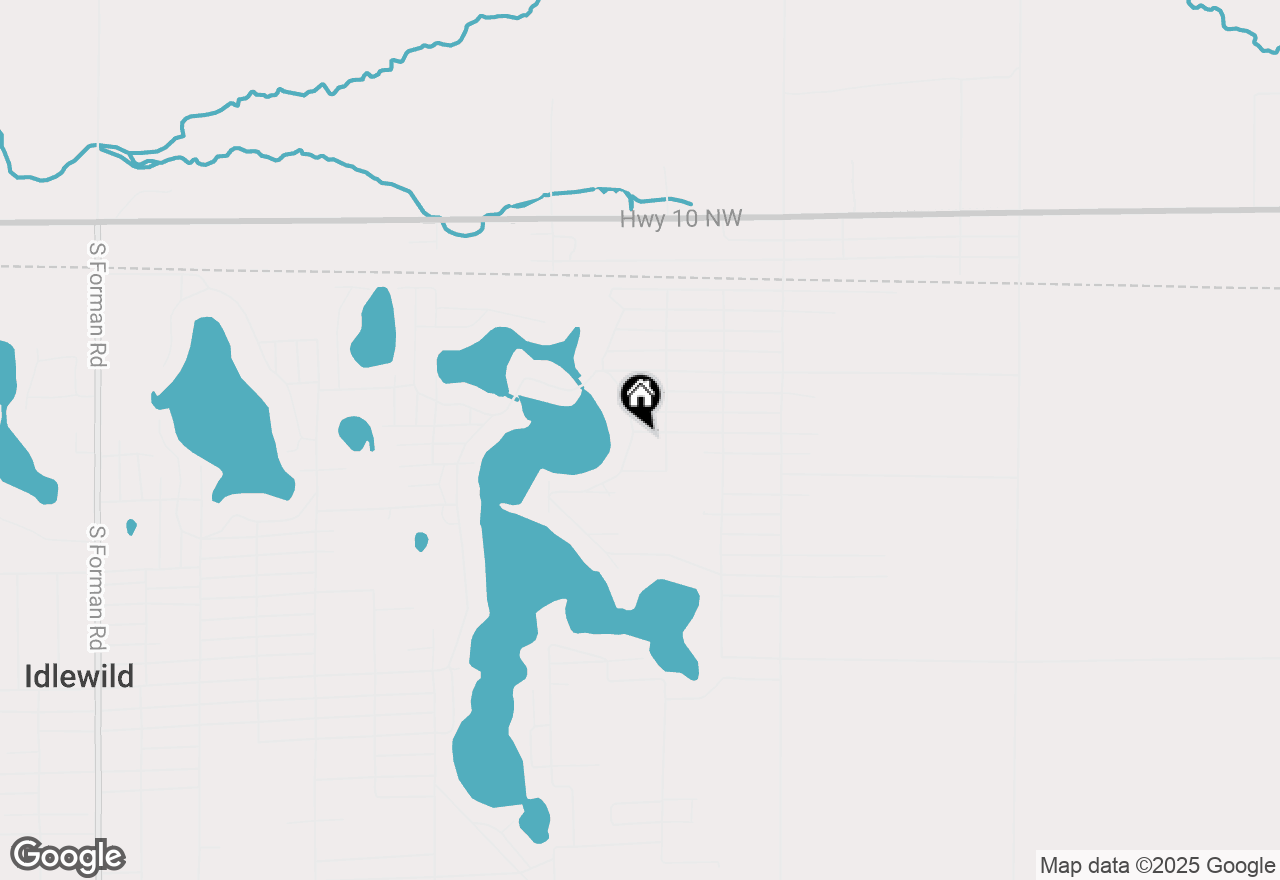 Map of 14691 Lake Drive, Idlewild, MI 49642