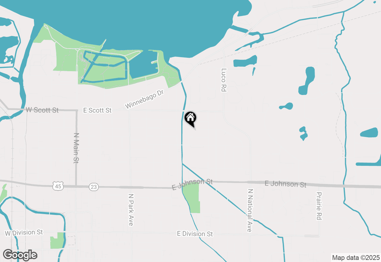 Map of 393 Wettstein Ave, North Fond Du Lac, WI 54935