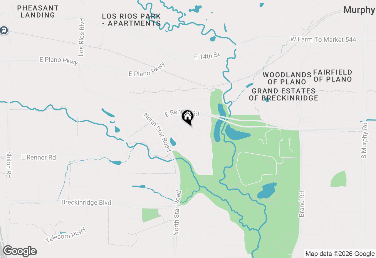 Map of 3608 Mackenzie Lane, Richardson, TX 75082