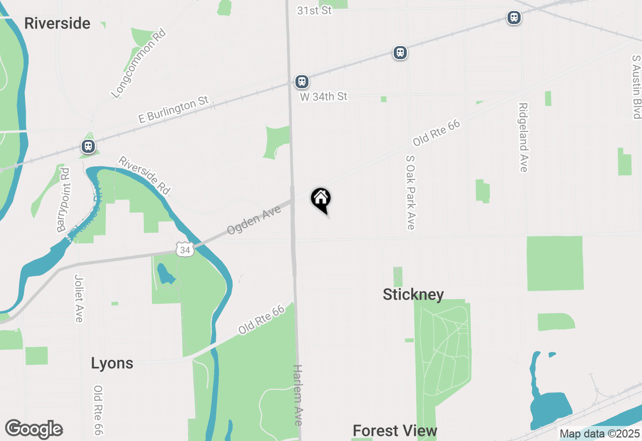 Map of 3816 Wisconsin Avenue, Berwyn, IL 60402