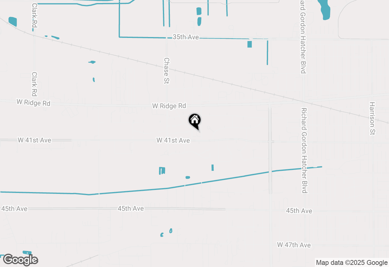 Map of 4055 Marshall Place, Gary, IN 46408