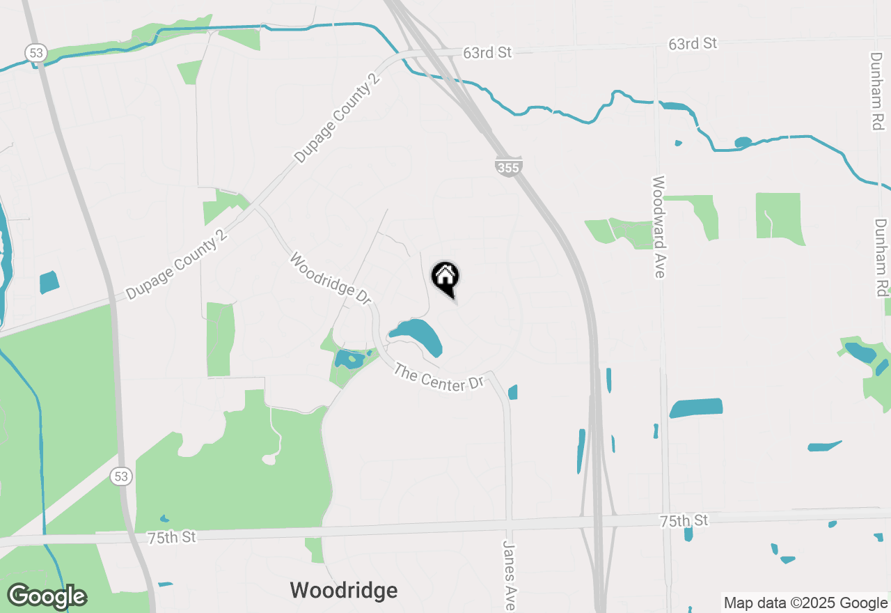 Map of 2591 Brunswick Circle, Woodridge, IL 60517