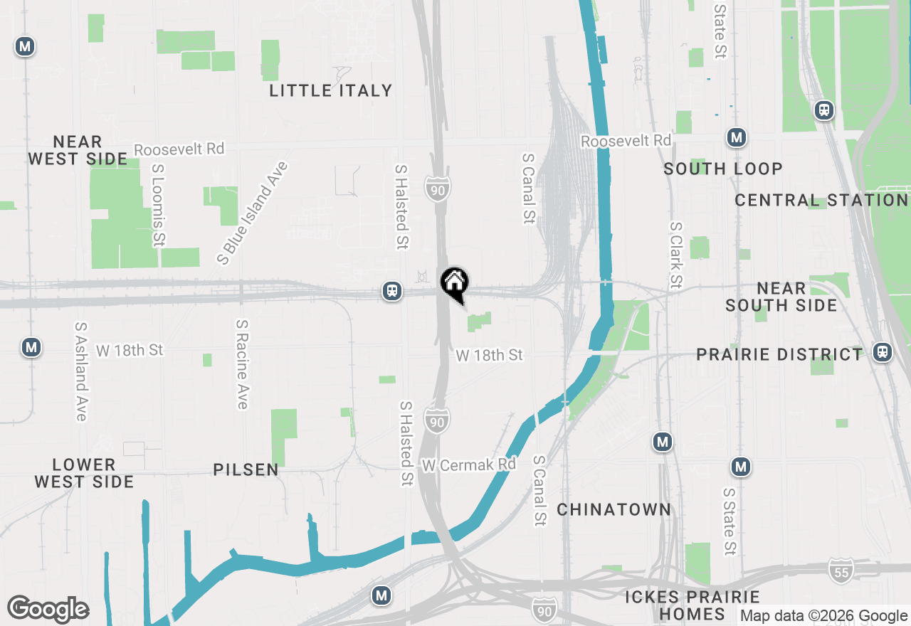 Map of 1613 S Ruble Street, Chicago, IL 60616