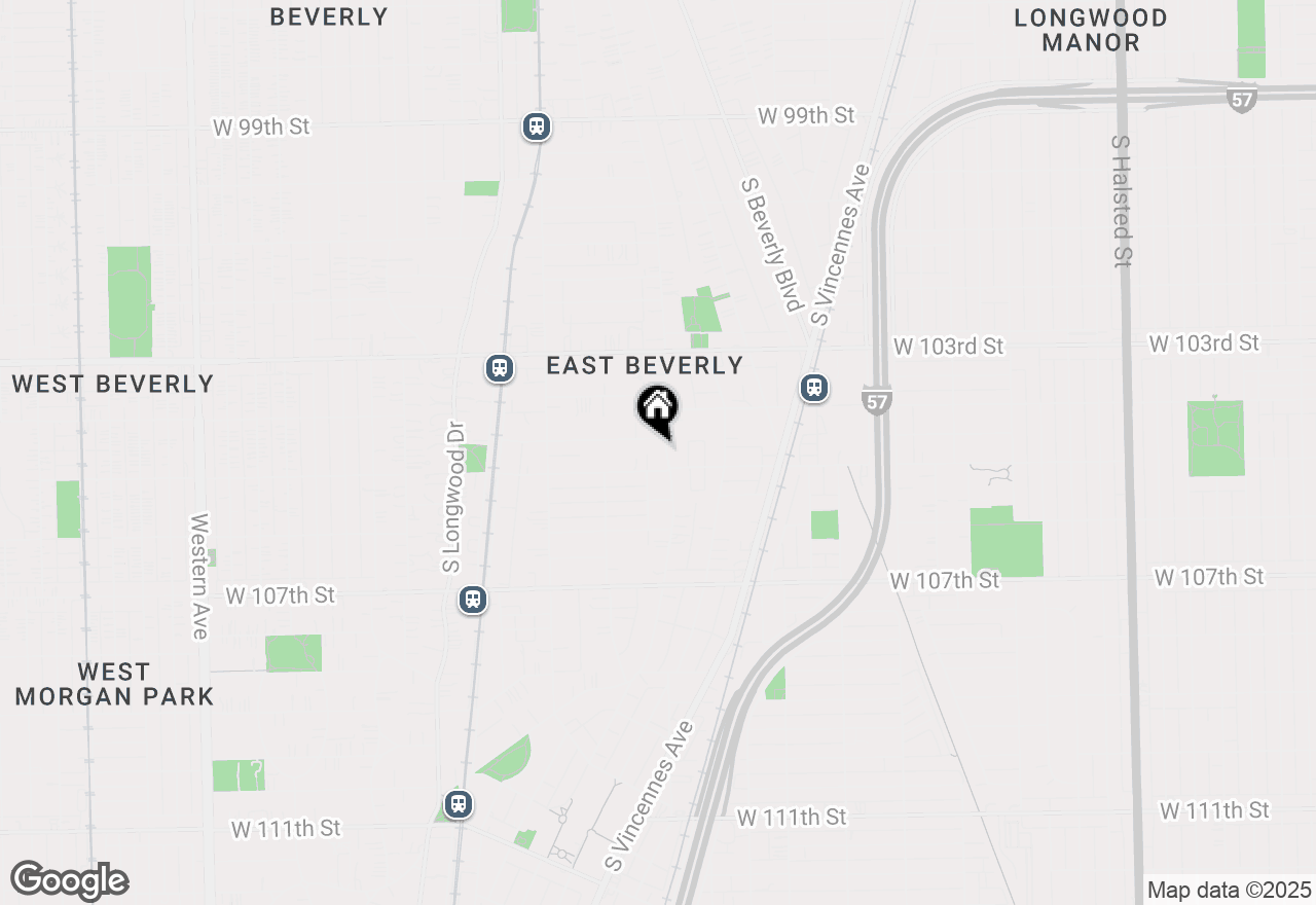 Map of 10442 S Prospect Avenue, Chicago, IL 60643