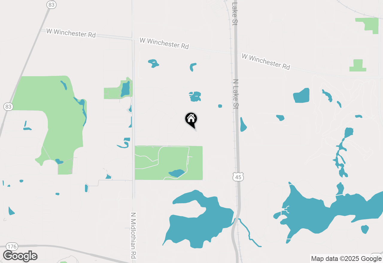 Map of 551 Salceda Lane, Mundelein, IL 60060