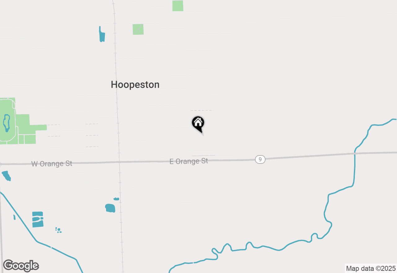 Map of 816 E Elm Street, Hoopeston, IL 60942