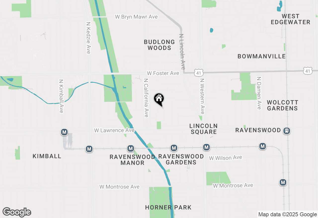 Map of 4912 N Washtenaw Avenue #3, Chicago, IL 60625