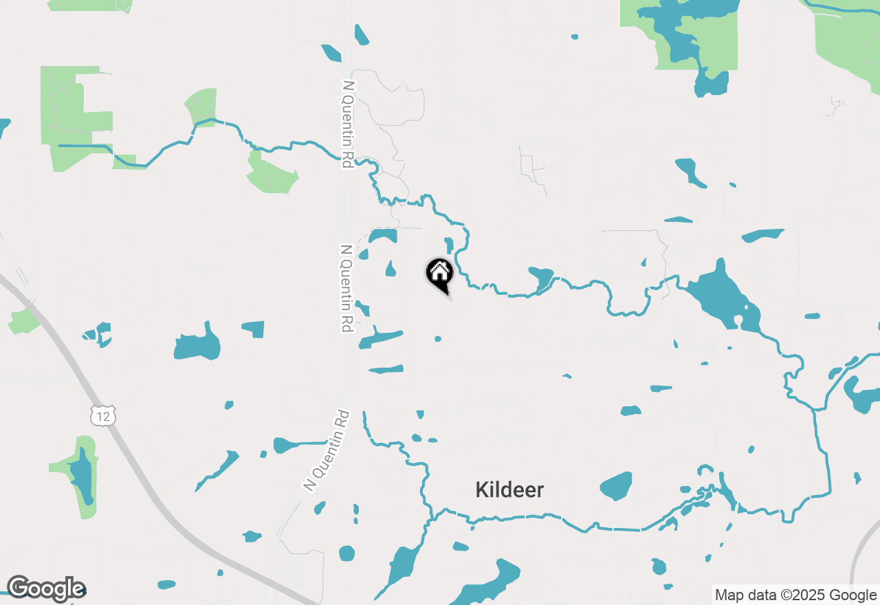 Map of 21744 N Hickory Hill Drive, Kildeer, IL 60047