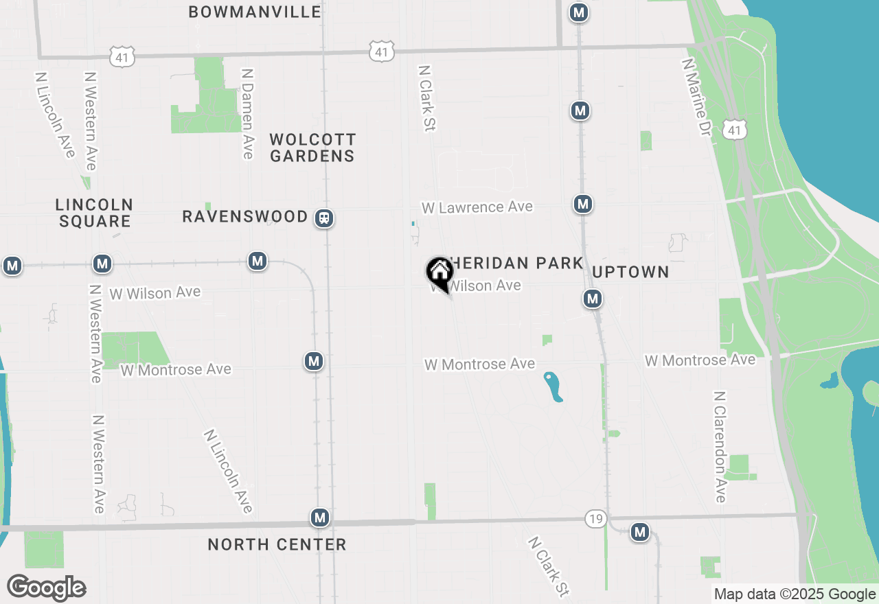 Map of 4537 N Greenview Avenue, Chicago, IL 60640