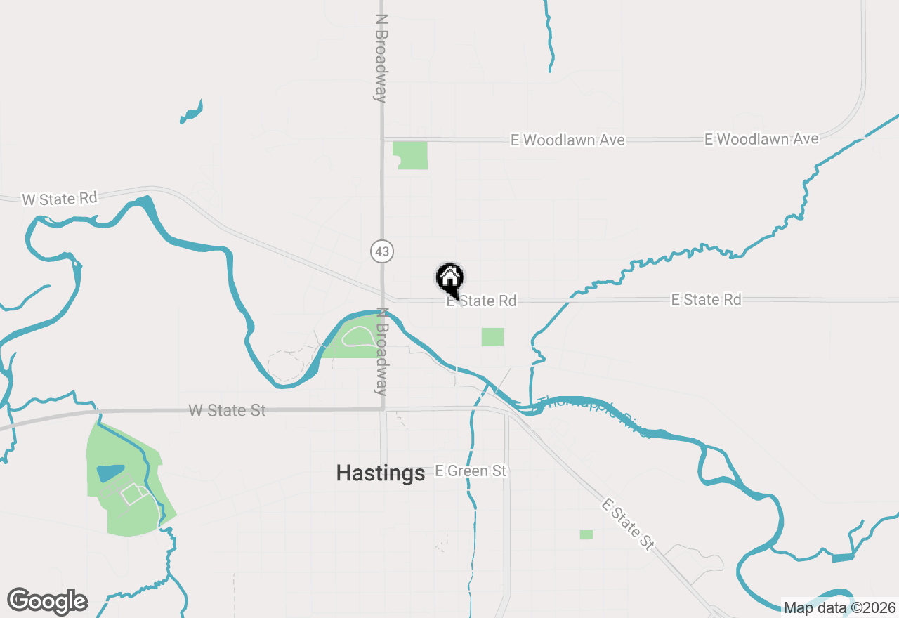 Map of 532 N Michigan Avenue, Hastings, MI 49058