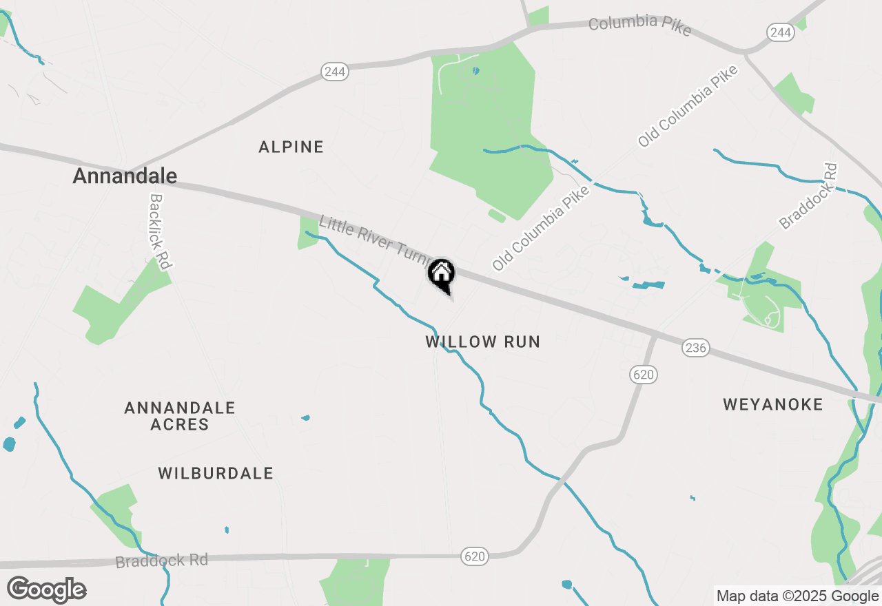 Map of 4625 Aspen Hill Court, Annandale, VA 22003