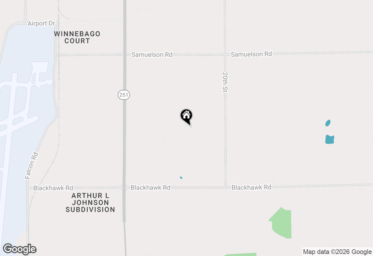 Map of 2721 Cascade Drive, Rockford, IL 61109