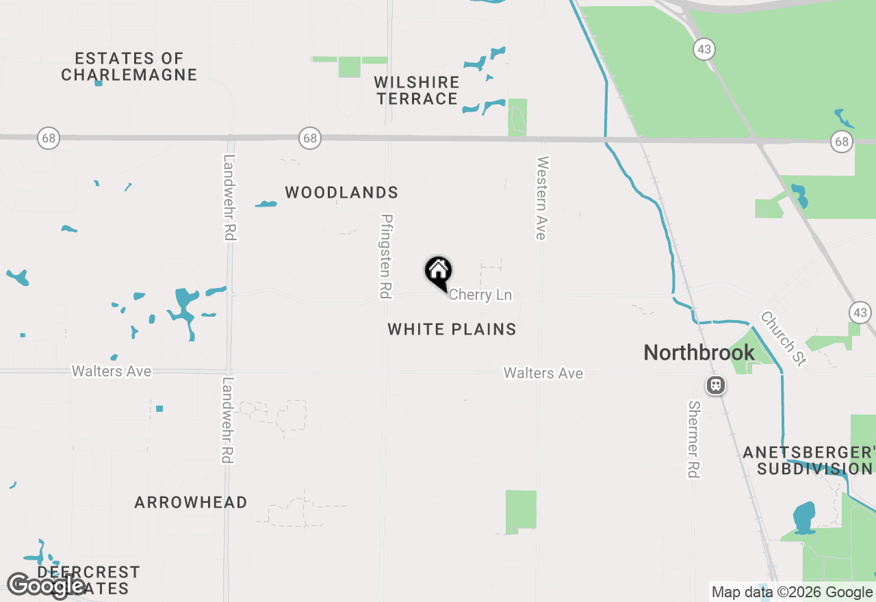 Map of 1204 Candlewood Hill Road, Northbrook, IL 60062