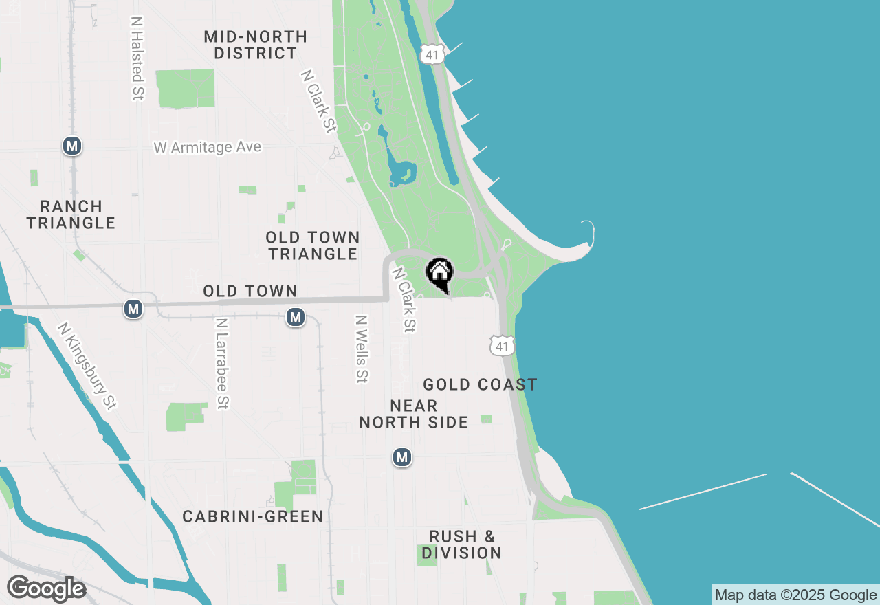 Map of 1555 N Dearborn Parkway #11B, Chicago, IL 60610