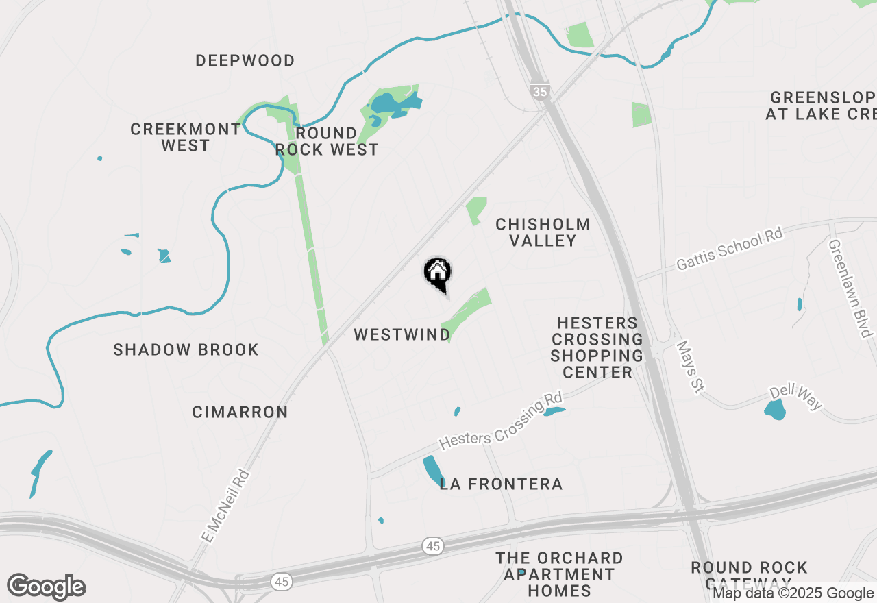 Map of (Address confidential), Round Rock, Texas 78681