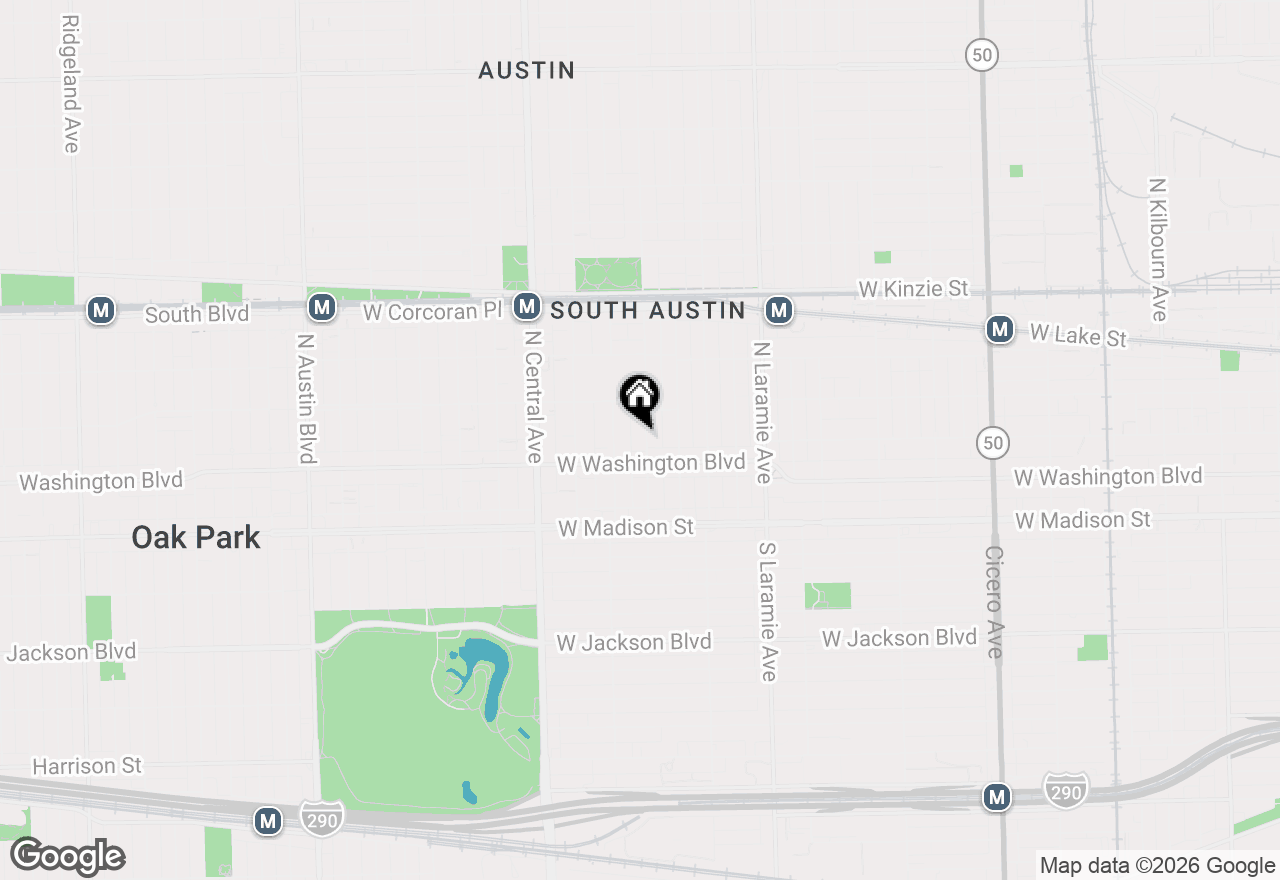 Map of 122 N Long Avenue, Chicago, IL 60644