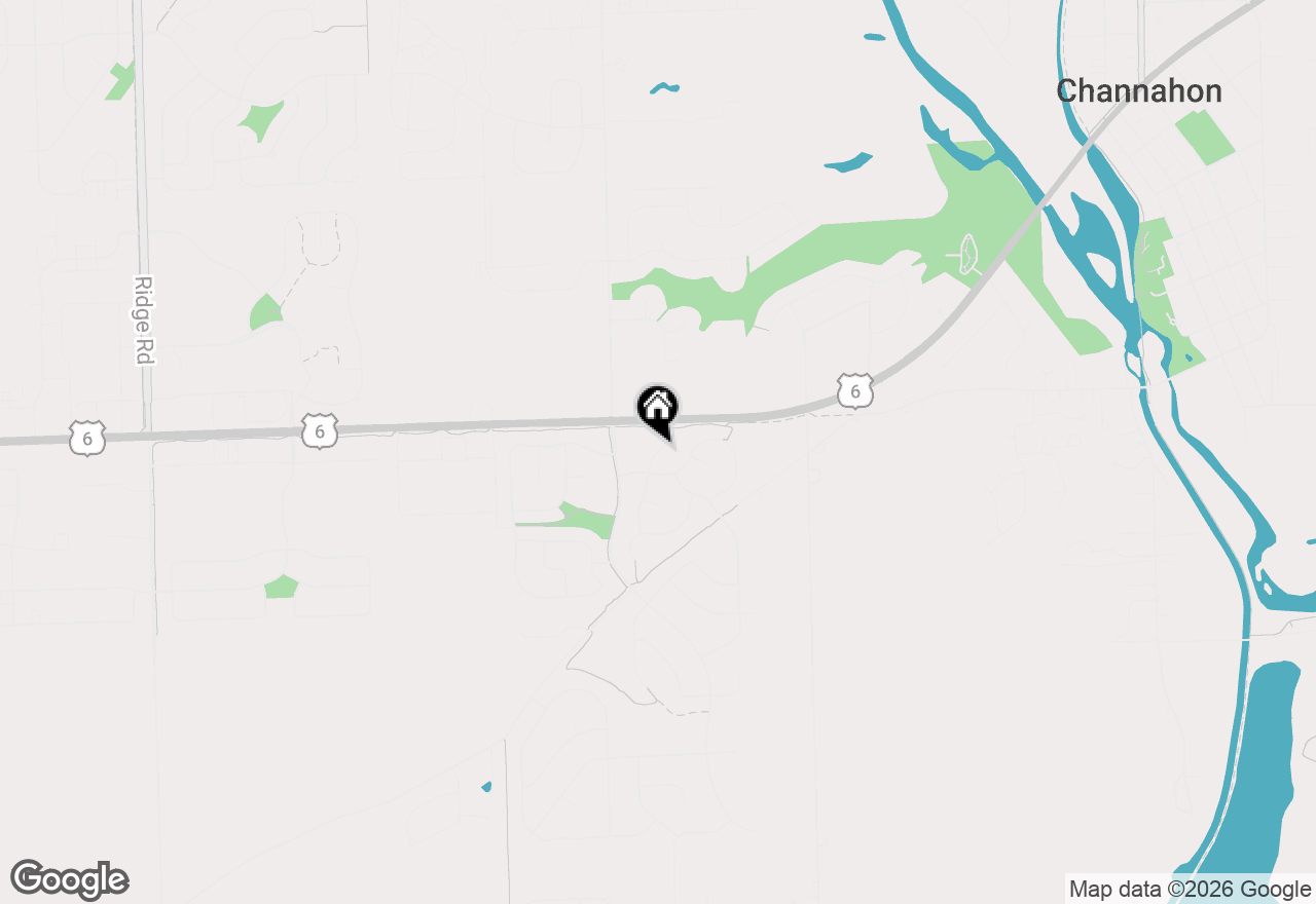 Map of 25624 S Fieldstone Court, Channahon, IL 60410