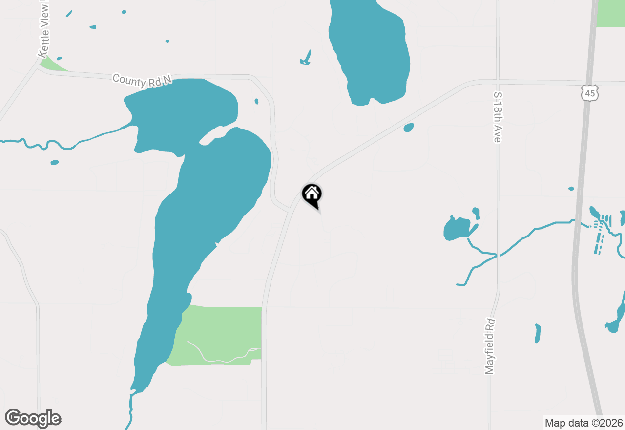 Map of 5099 Valley Trl, West Bend, WI 53095