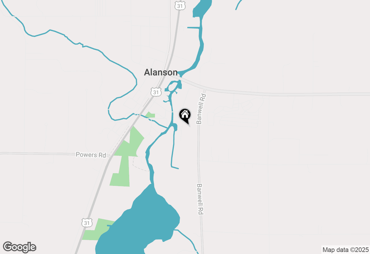 Map of 7763 Lagoon Drive, Alanson, MI 49706