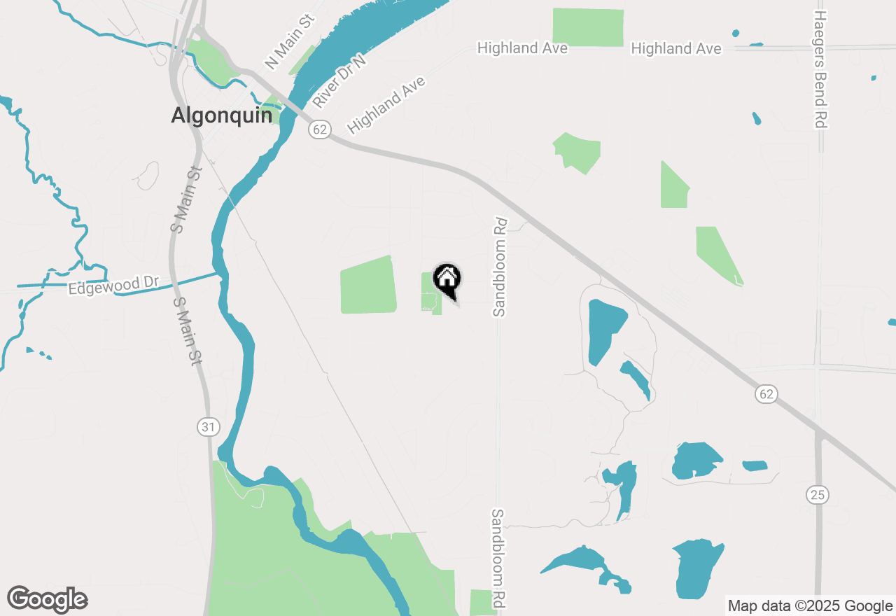 Map of 69 Alice Street, Algonquin, IL 60102