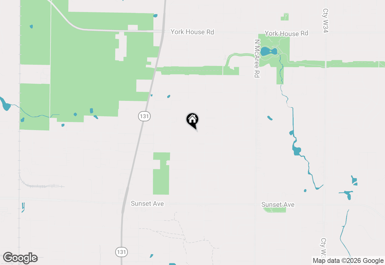 Map of 12466 W Blanchard Road, Beach Park, IL 60087