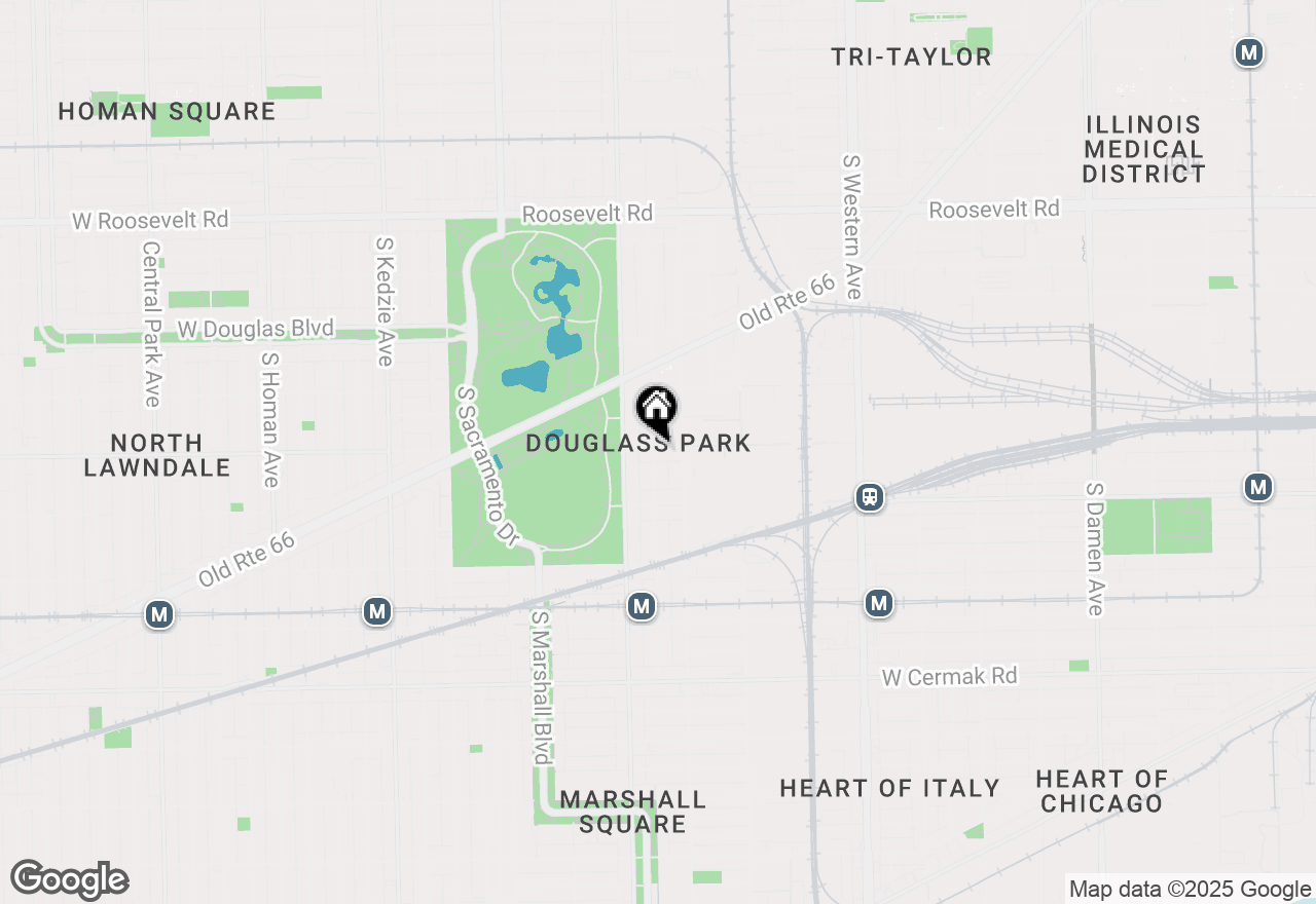 Map of 2725 W 16th Street, Chicago, IL 60608