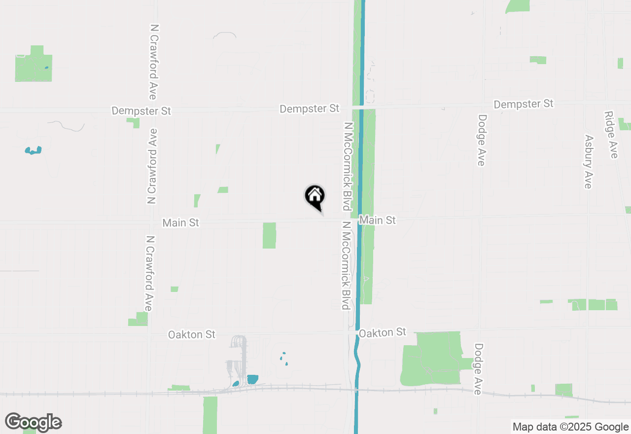 Map of 3400 Main Street #1A, Skokie, IL 60076