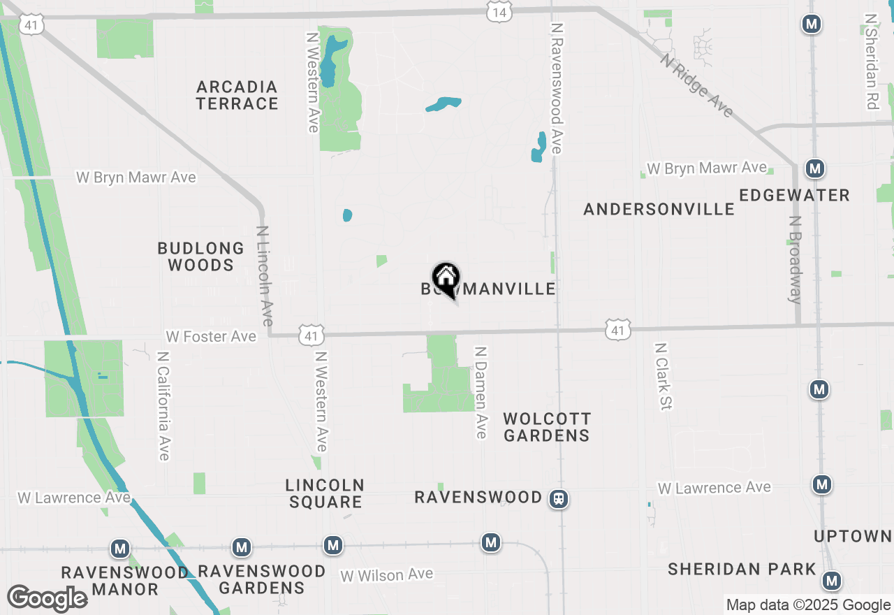 Map of 2050 W Farragut Avenue, Chicago, IL 60625