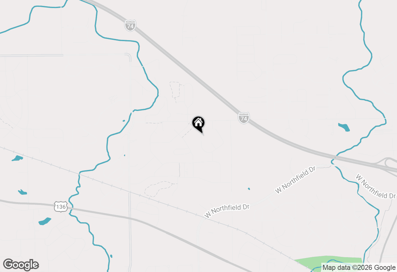 Map of 6796 Jacone Drive, Brownsburg, IN 46112