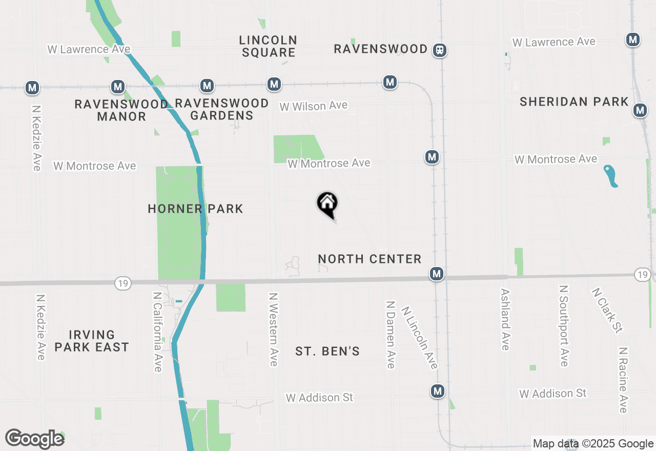 Map of 4156 N Leavitt Street, Chicago, IL 60618