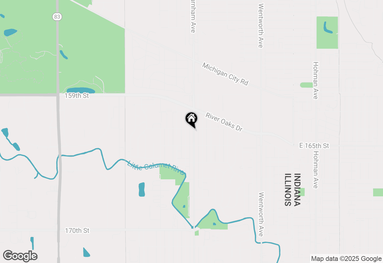 Map of 1304 Burnham Avenue, Calumet City, IL 60409