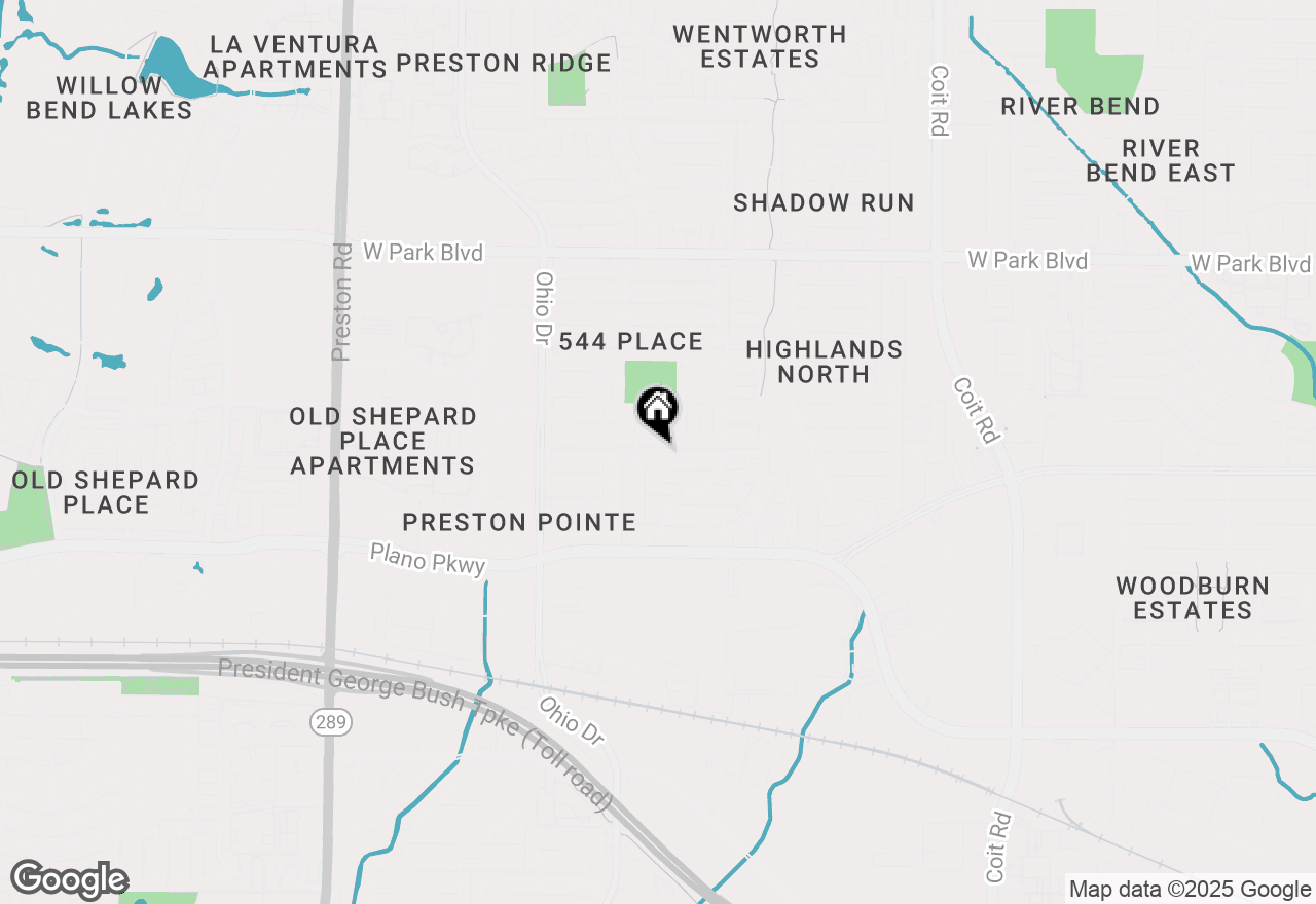 Map of 4445 Jenning Drive, Plano, TX 75093