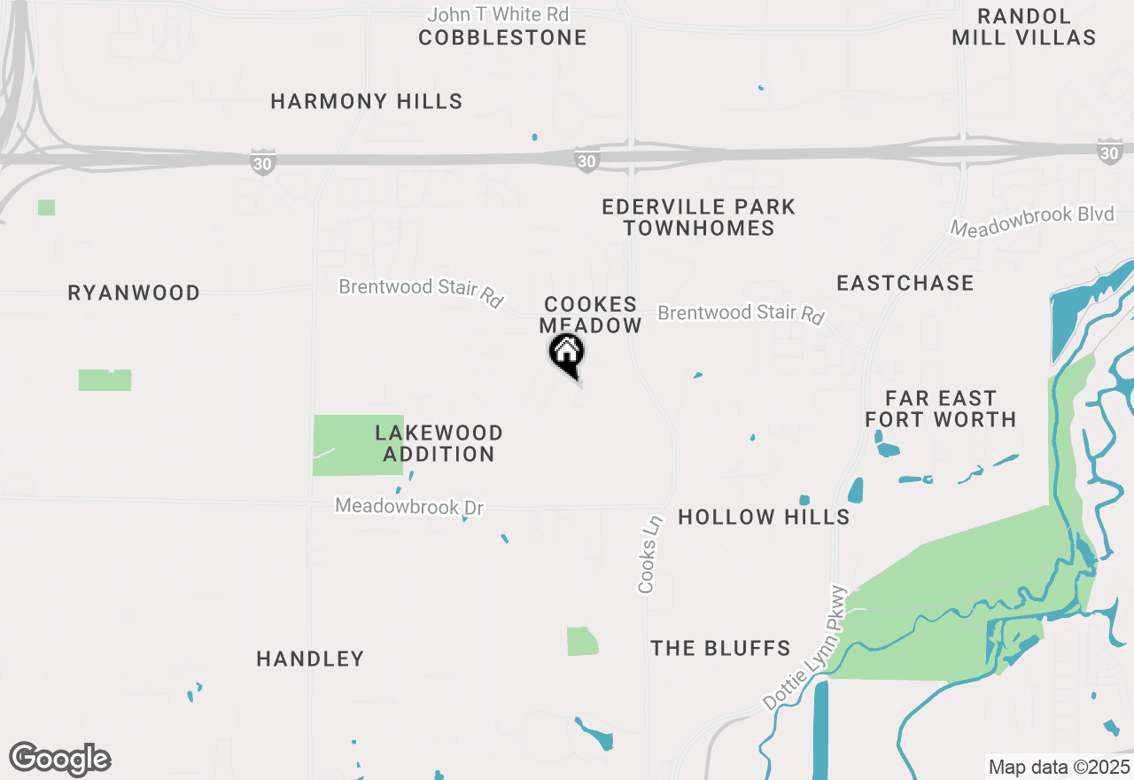 Map of 1908 Crooked Lane #1910, Fort Worth, TX 76112