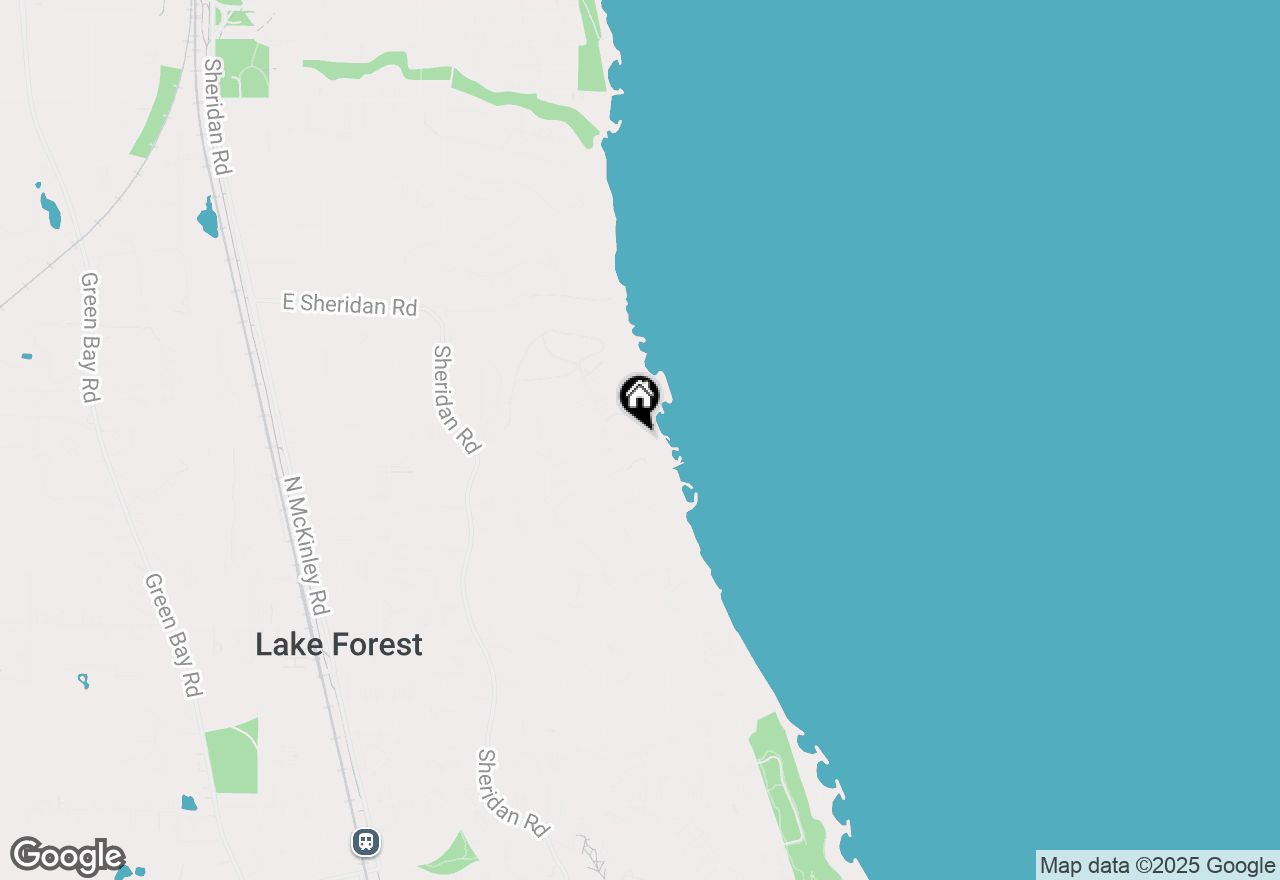 Map of 1411 Lake Road, Lake Forest, IL 60045