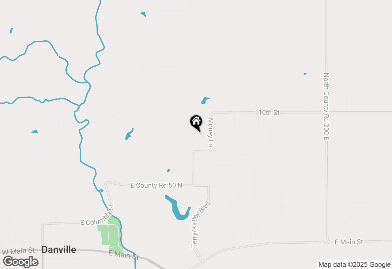 Map of 1213 Highbury Drive, Danville, IN 46122