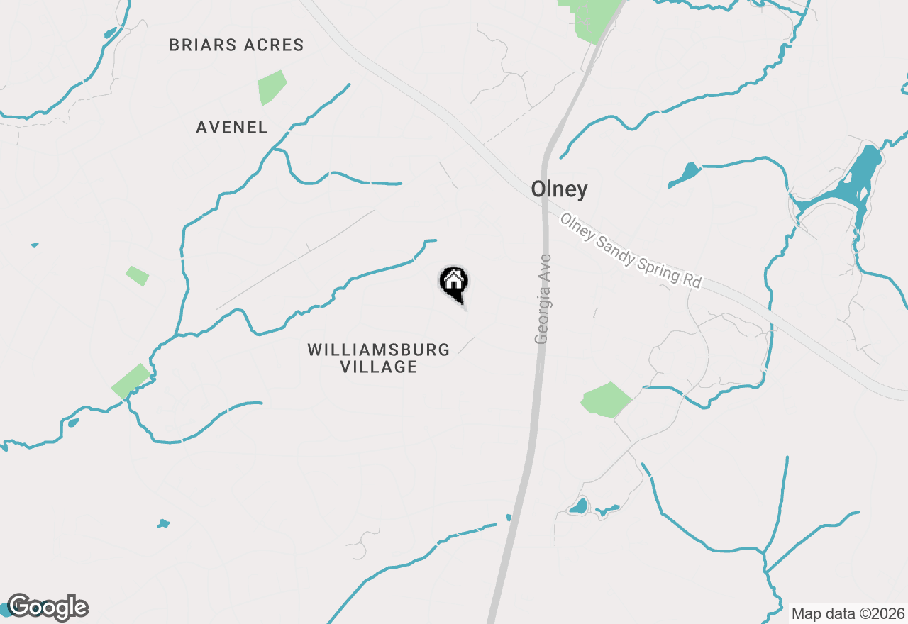 Map of 3611 King William Drive, Olney, MD 20832